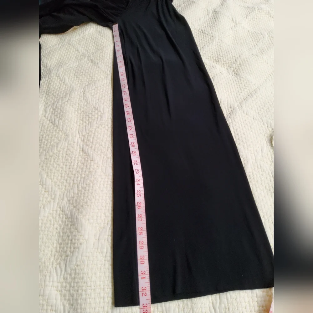 Norma Kamali Black Sleeveless Wide Leg Jumpsuit Size XS - Picture 12 of 12